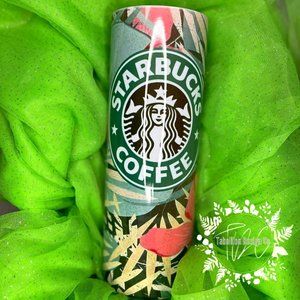 Floral Starbucks 20oz Tumbler